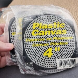 13pcs 4" Plastic Canvas Rounds crafting supplies coasters‎